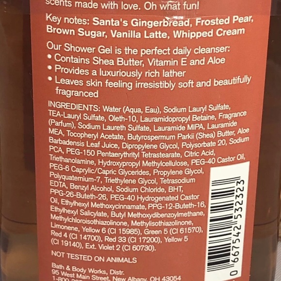 BBW Shower Gel SET/2 Gingerbread Latte - Picture 3 of 3
